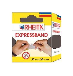 RHEITA Expressband, schmales Packband, braun, 38mm x 33 Meter, reißbar