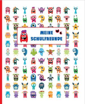 RHEITA Freundebuch "Monster", A5, vorgedruckt, 36 Blatt, 80g/m132