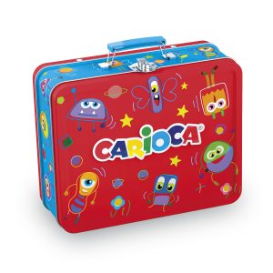 CARIOCA Joy Fasermaler 100 Stück im Koffer, 2,8mm Spitze+Mini-Malbuch