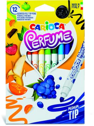 CARIOCA Perfume Fasermaler, 12 Stück mit duftender Tinte