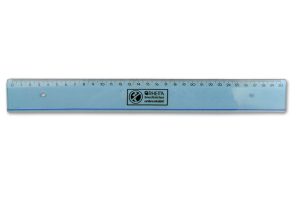 RHEITA Flex-Lineal, blau transparent, 30 cm, flexibel, bruchsicher