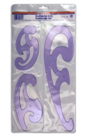 RHEITA Burmester-Set aus Kunststoff, transparent, 3-tlg