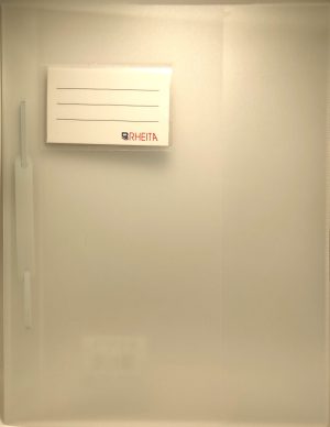 RHEITA Schnellhefter aus PP mit Beschriftungstasche, für A4, stabiles PP-Material nicht durchscheinend