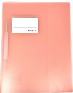 RHEITA Schnellhefter aus PP mit Beschriftungstasche, für A4, stabiles PP-Material nicht durchscheinend