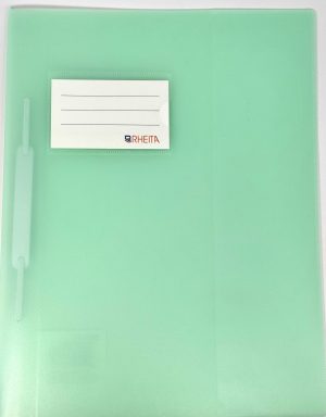 RHEITA Schnellhefter aus PP mit Beschriftungstasche, für A4, stabiles PP-Material nicht durchscheinend