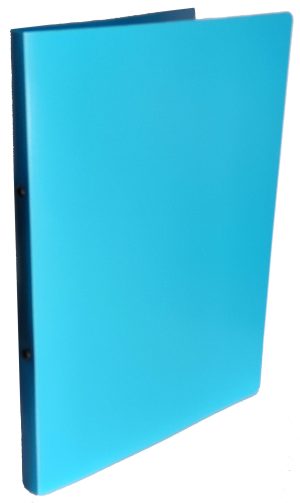 RHEITA Ringbuch für A4 aus stabilem PP, 2-Loch Mechanik, Ringdurchmesser 1,6 cm, Rückenbreite 2,5 cm