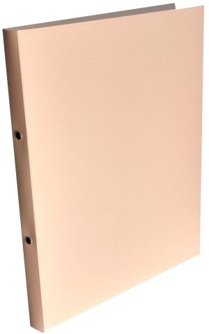 RHEITA Ringbuch für A4 "Trend" aus stabilem PP, gebürstete Oberfläche, 2-Loch Mechanik, Ringdurchmesser 1,6 cm, Rückenbreite 2,5 cm