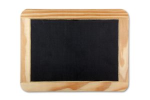 RHEITA Schiefertafel Standard mit Naturholzrahmen
