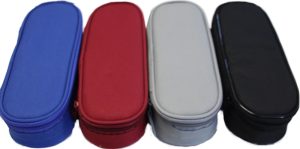 RHEITA Faulenzeretui oval, farblich sortiert, abwaschbares Material