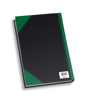 RHEITA Kladde "China-Kladde", A4, blanko, 96 Blatt, 60g/m², schwarz mit farbigen Ecken