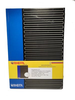 RHEITA Registerbuch DIN A4, 96 Blatt liniert, 90g/m², FSC, A-Z Register beschichtet