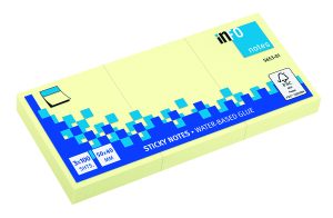 3er Pack Haftnotizen 50 x 40 mm, je 100 Blatt, gelb