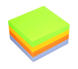 Haftnotizen Würfel 75 x 75 mm, 400 Blatt, "inspiration color spring"
