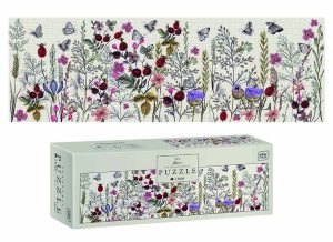 Interdruk Panoramapuzzle, 1.000 Teile, Design "Wiesenblumen", 96 x 32 cm