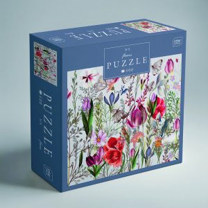 Interdruk Puzzle, 500 Teile, Design "Blumen", 47 x 33 cm