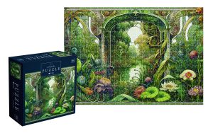 Interdruk Puzzle, 500 Teile, Design "geheimnisvoller Garten", 47 x 33 cm