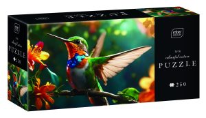 Interdruk Puzzle, 250 Teile "Kolibri", neon, 48 x 33 cm