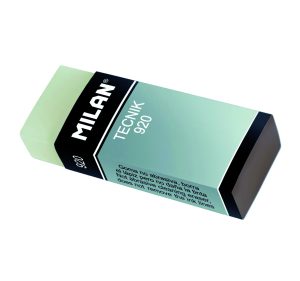 MILAN harte Cristal Radiergummis, für harte Graphitlinien, 20 Stück in Box, 6.1x2.3x1.2 cm