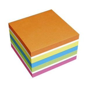RHEITA Haftnotizen-Würfel, Brillantmix, 75 x 75 mm, 450 Blatt