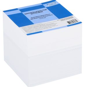 Gataric Nachfüllpack für Zettelbox, lose, weiß, Format 9 x 9 cm, 900 Blatt