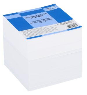 Gataric Nachfüllpack für Zettelbox, lose, weiß, Format 9 x 9 cm, 900 Blatt