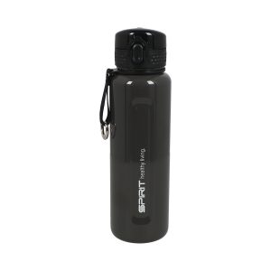 Gataric Trinkflasche "Moment", schwarz, 830 ml, aus Tritan™-Copolyester, mit Klickdeckel, Spülmaschinengeeignet, BPA-frei
