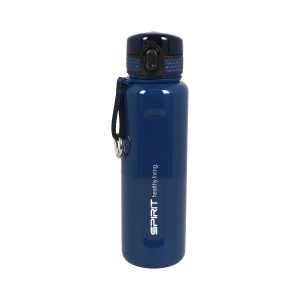 Gataric Trinkflasche "Moment", blau, 830 ml, aus Tritan™-Copolyester, mit Klickdeckel, Spülmaschinengeeignet, BPA-frei