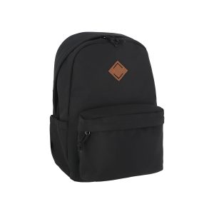 Gataric Rucksack "X-Series", schwarz, Maße ca. 46 cm (Höhe) x 32 cm (Breite) x 19 cm (Tiefe), 2 Seitentaschen, verstellbare Schultergurte, wasserabweisendes Material, Skate Gürtel, Notebookfach für Notebooks bis 15,6", ultra leicht