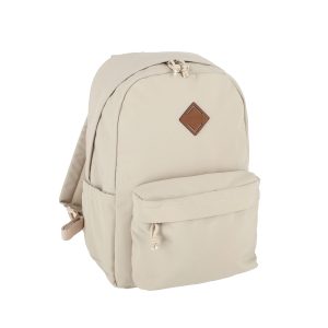 Gataric Rucksack "X-Series", beige, Maße ca. 46 cm (Höhe) x 32 cm (Breite) x 19 cm (Tiefe), 2 Seitentaschen, verstellbare Schultergurte, wasserabweisendes Material, Skate Gürtel, Notebookfach für Notebooks bis 15,6", ultra leicht